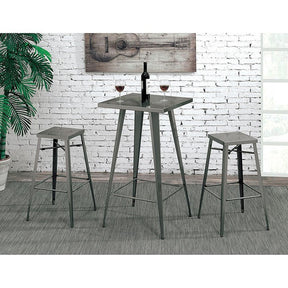 Timon Gun Metal 42" BAR TABLE - Ornate Home