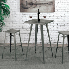 Timon Gun Metal 42" BAR TABLE - Ornate Home