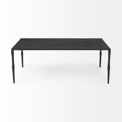 Timothy Black Ebony Iron Coffee Table - Ornate Home