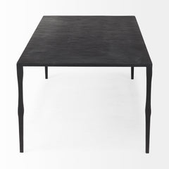 Timothy Black Ebony Iron Coffee Table - Ornate Home