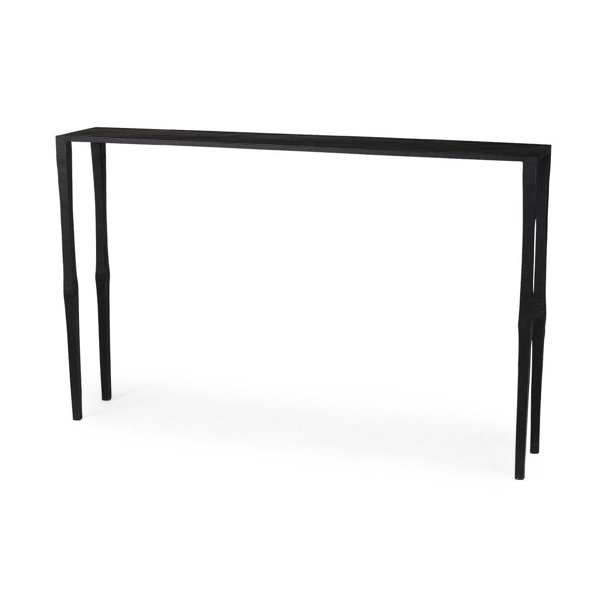 Timothy Black Ebony Iron Console Table - Ornate Home