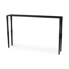 Timothy Black Ebony Iron Console Table - Ornate Home
