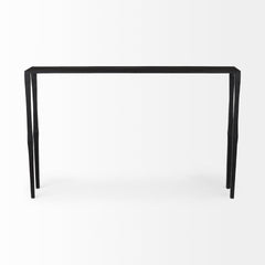 Timothy Black Ebony Iron Console Table - Ornate Home