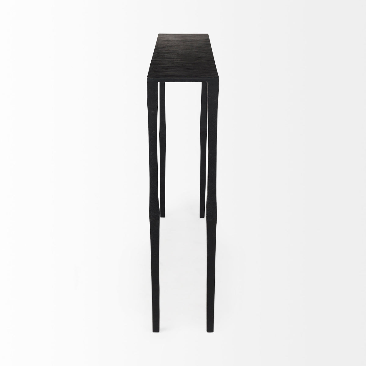 Timothy Black Ebony Iron Console Table - Ornate Home