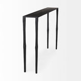 Timothy Black Ebony Iron Console Table - Ornate Home