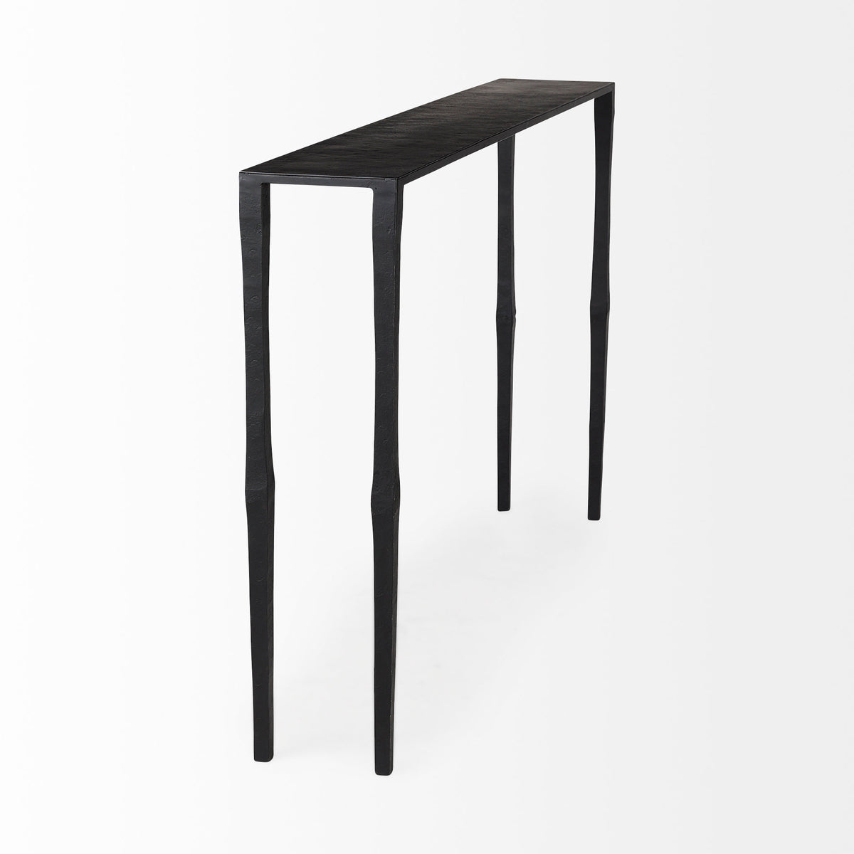Timothy Black Ebony Iron Console Table - Ornate Home