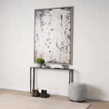 Timothy Black Ebony Iron Console Table - Ornate Home
