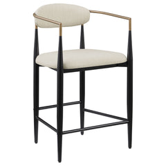 Tina Beige Counter Chair (Set of 2) - Ornate Home