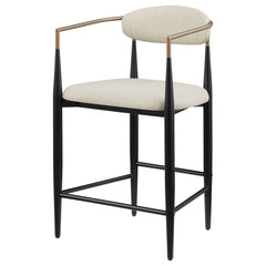 Tina Beige Counter Chair (Set of 2) - Ornate Home
