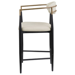Tina Beige Counter Chair (Set of 2) - Ornate Home