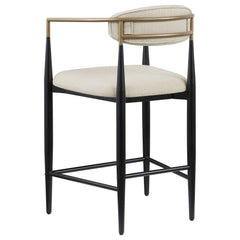 Tina Beige Counter Chair (Set of 2) - Ornate Home