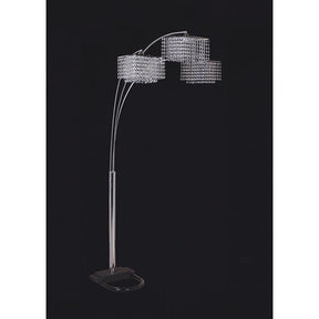Tina Chrome Arch Lamp - Ornate Home