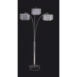 Tina Chrome Arch Lamp - Ornate Home