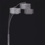 Tina Chrome Arch Lamp - Ornate Home
