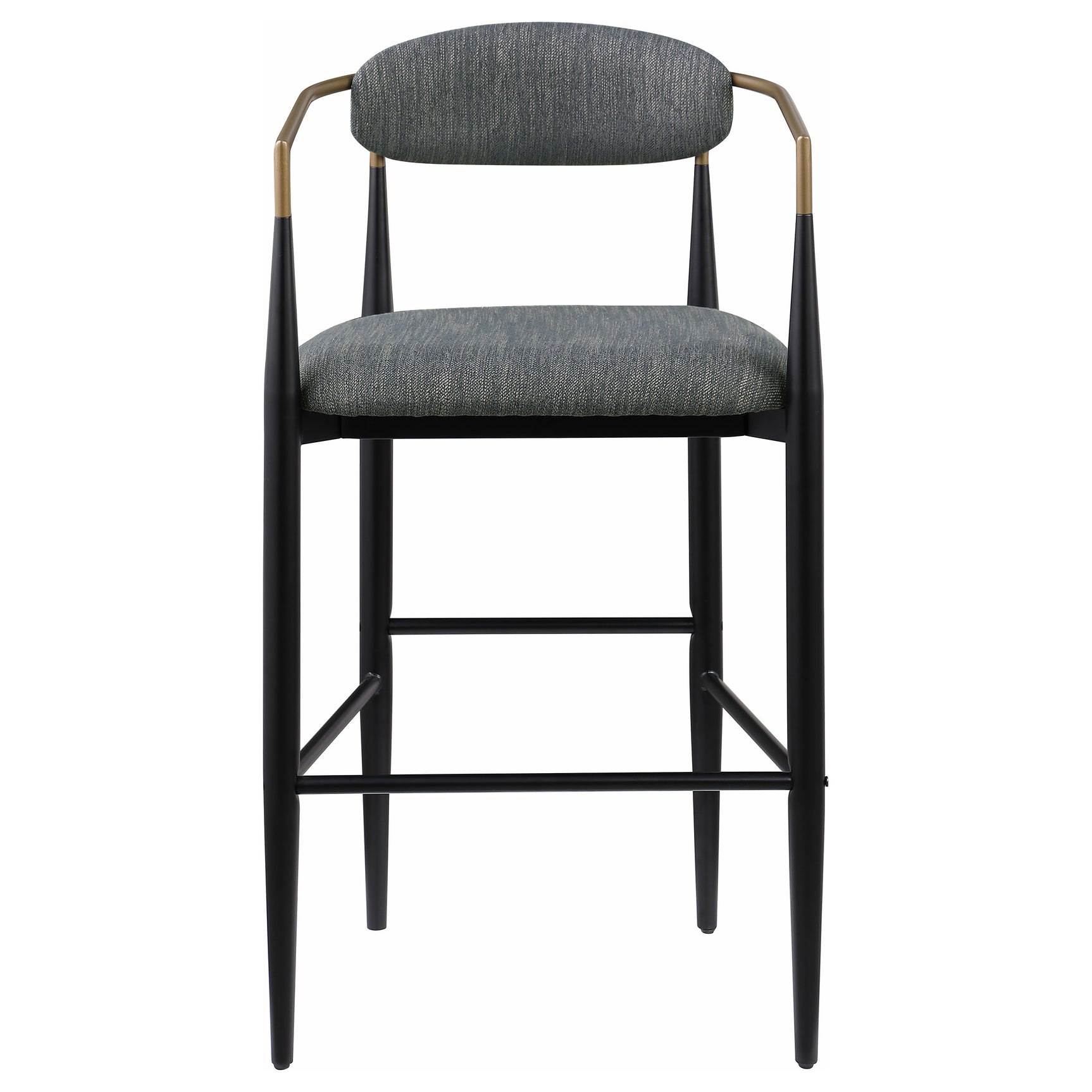 Tina Dark Grey Bar Chair (Set of 2) - Ornate Home