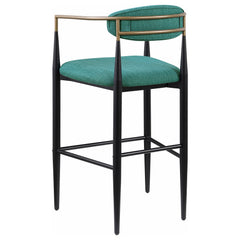 Tina Green Bar Chair (Set of 2) - Ornate Home