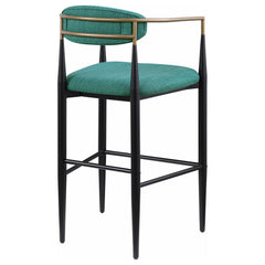 Tina Green Bar Chair (Set of 2) - Ornate Home