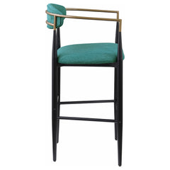 Tina Green Bar Chair (Set of 2) - Ornate Home