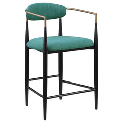 Tina Green Counter Chair (Set of 2) - Ornate Home