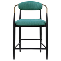 Tina Green Counter Chair (Set of 2) - Ornate Home