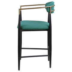 Tina Green Counter Chair (Set of 2) - Ornate Home