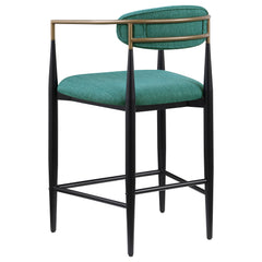 Tina Green Counter Chair (Set of 2) - Ornate Home