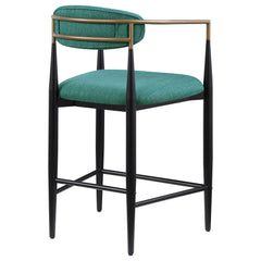 Tina Green Counter Chair (Set of 2) - Ornate Home