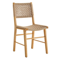 Tindra Natural Woven Dining Chairs (Set of 2) - Ornate Home