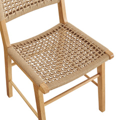 Tindra Natural Woven Dining Chairs (Set of 2) - Ornate Home