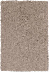 Tingly 2x3 Hand Woven Solid Cream Shag Rug - Clearance - Ornate Home