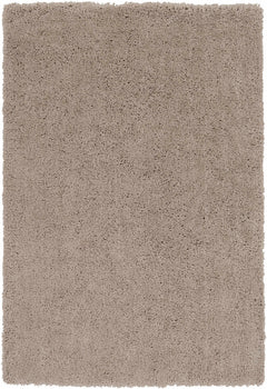 Tingly 2x3 Hand Woven Solid Cream Shag Rug - Clearance - Ornate Home
