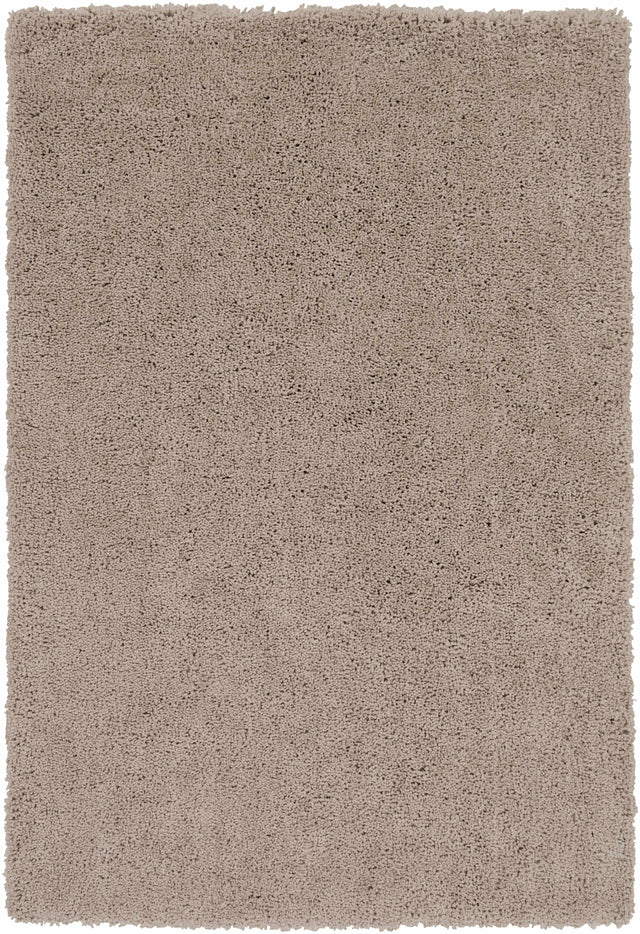 Tingly 2x3 Hand Woven Solid Cream Shag Rug - Clearance - Ornate Home