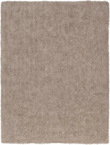 Tingly 2x3 Hand Woven Solid Cream Shag Rug - Clearance - Ornate Home