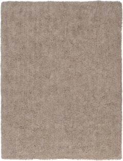 Tingly 2x3 Hand Woven Solid Cream Shag Rug - Clearance - Ornate Home