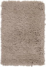 Tingly 2x3 Hand Woven Solid Cream Shag Rug - Clearance - Ornate Home
