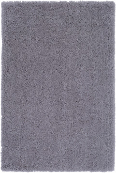 Tingly Solid Grey Shag Rug - Clearance - Ornate Home