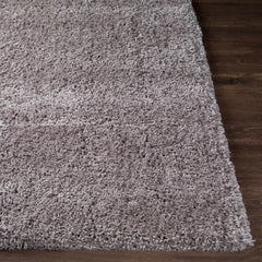 Tingly Solid Grey Shag Rug - Clearance - Ornate Home
