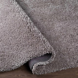 Tingly Solid Grey Shag Rug - Clearance - Ornate Home