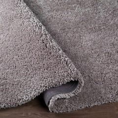 Tingly Solid Grey Shag Rug - Clearance - Ornate Home