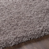 Tingly Solid Grey Shag Rug - Clearance - Ornate Home