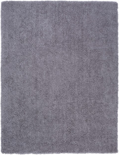Tingly Solid Grey Shag Rug - Clearance - Ornate Home