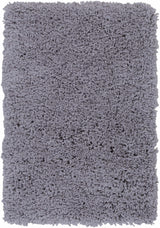 Tingly Solid Grey Shag Rug - Clearance - Ornate Home