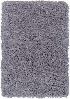 Tingly Solid Grey Shag Rug - Clearance - Ornate Home