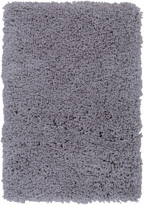 Tingly Solid Grey Shag Rug - Clearance - Ornate Home