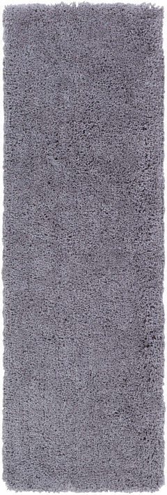 Tingly Solid Grey Shag Rug - Clearance - Ornate Home