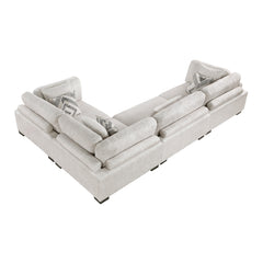 Tinley Beige 4-Piece Modular Sectional - Ornate Home