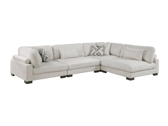 Tinley Beige 4-Piece Modular Sectional - Ornate Home