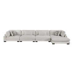 Tinley Beige 4-Piece Modular Sectional with Chaise - Ornate Home