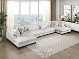 Tinley Beige 4-Piece Modular Sectional with Double Chaise - Ornate Home
