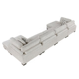 Tinley Beige 4-Piece Modular Sectional with Double Chaise - Ornate Home